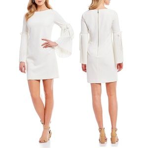 Antonio Melani 6 Mini Dress Pleated Bell Sleeve